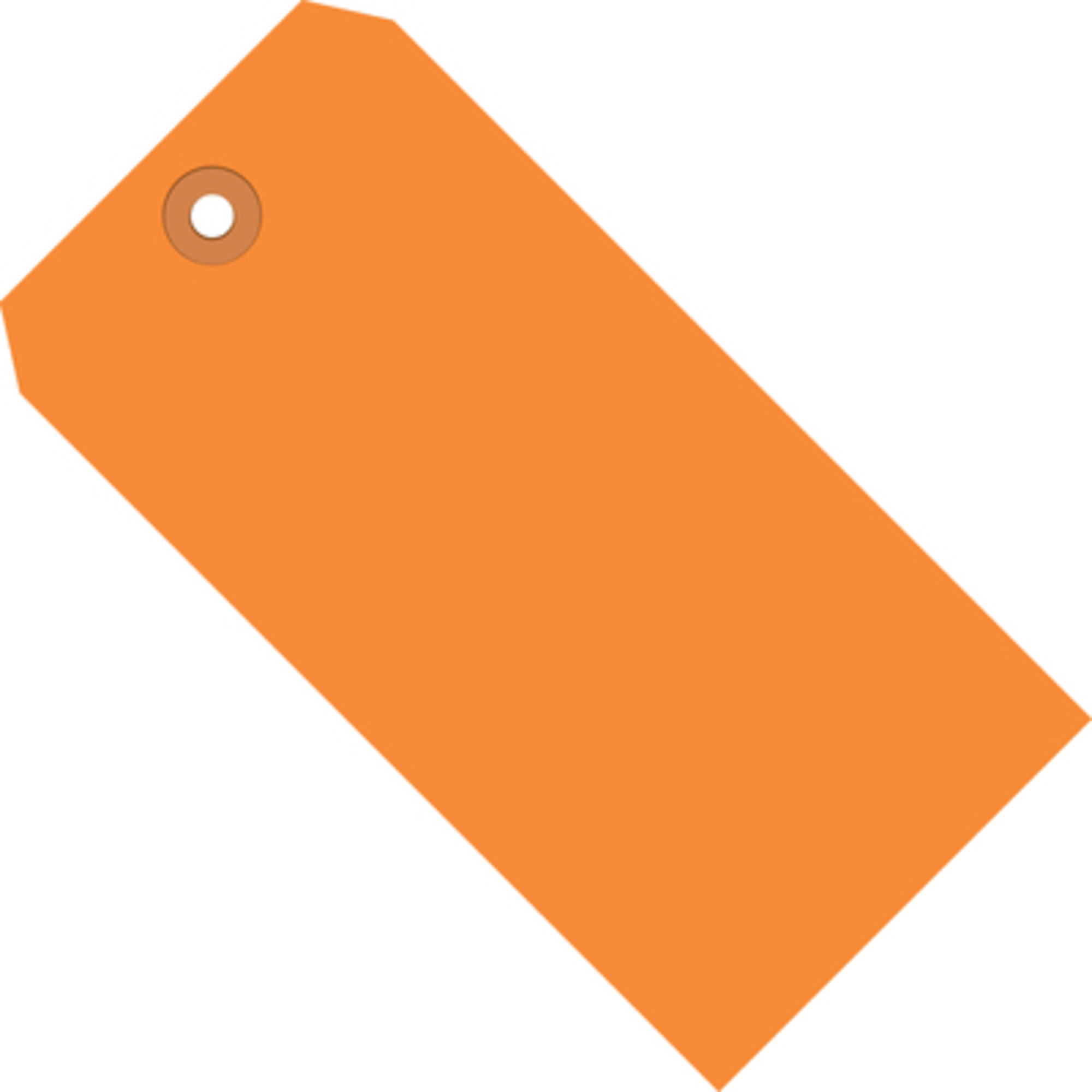 5 3/4 x 2 7/8in. Orange 13 Pt. Shipping Tags 1000/CS, Model# G11071H